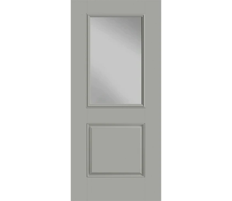 Frankfort One Half Light 1 Panel Fiberglass Entry Door