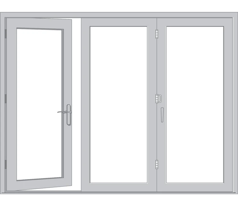 Frankfort Pella Architect Reserve Series Contemporary Bifold Patio Door