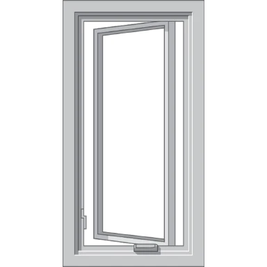 Frankfort Pella Hurricane Shield Series Vinyl Casement Window